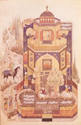Khusrau vor dem Palast von Shirin, aus 